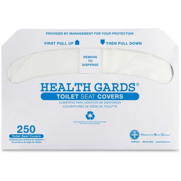 5a446eafb723d2431fb54bdf6d32aba682 Health Gards Half-fold Toilet Seat Covers - Image 1