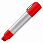 Red Jumbo Permanent Marker